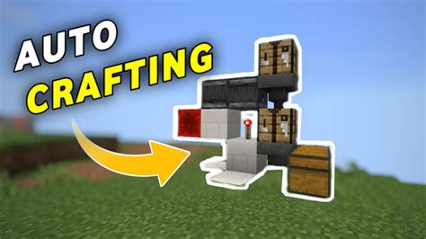 AUTOMATIC CRAFTING IN MINECRAFT | Auto Crafting Table In Minecraft - YouTube