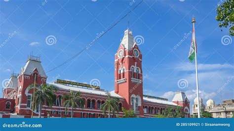 Chennai Central Railway Station Stock Image - Image of madras ...