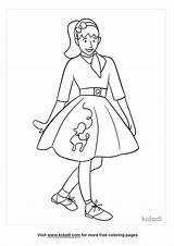 Sock Hop Coloring Page  Kidadl sketch template