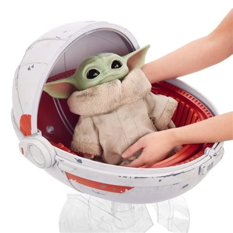 Cute Grogu Plush Comes in a Motorized Hover Pram - Bell of Lost Souls