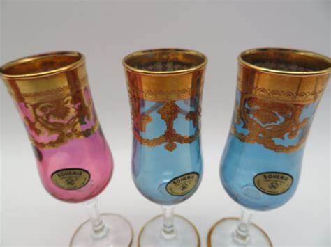 Bohemia Likör oder Schnapsglas, vintage, 1980, sechs Gläser | Acheter sur Ricardo