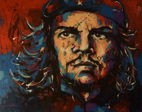 Che Guevara Portrait - Cagatay GC - Paintings & Prints, People & Figures, Portraits, Male - ArtPal