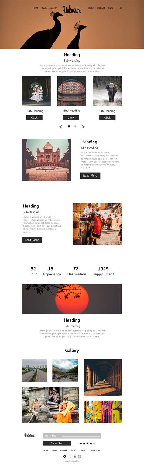 Travel blog India on Behance