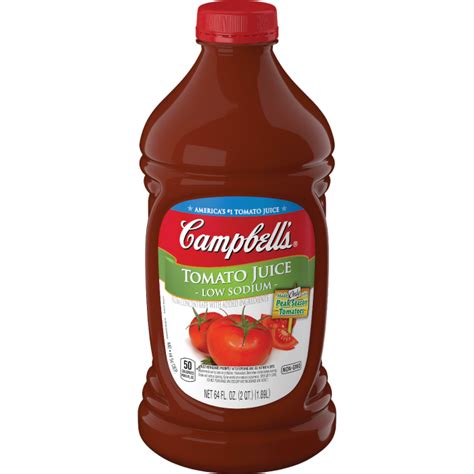 Low Sodium Tomato Juice - Campbell Soup Company