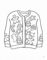 16 ugly christmas Sweater Colouring Pages – Artofit sketch template