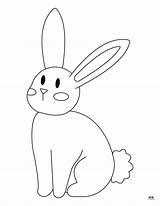 Fun And Free Printable Bunny Rabbit Coloring Pages sketch template