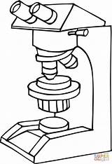 Simple Microscope Coloring Pages sketch template