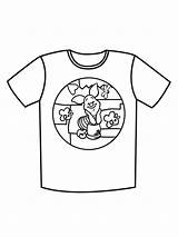 Shirt And Tie Coloring Page Pages sketch template