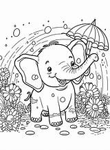 Elephant coloring Pages printable  Free Printable Coloring sketch template