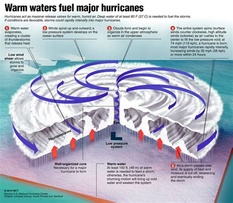 Parts Of A Hurricane Diagram For Kids