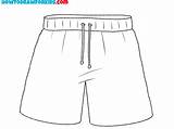 How To Draw Shorts  Easy Drawing Tutorial For Kids sketch template