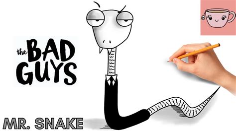 How To Draw Mr. Snake | The Bad Guys | Easy Step By Step Drawing Tutorial