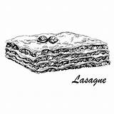 Coloring Page Of Lasagna Coloring Pages sketch template