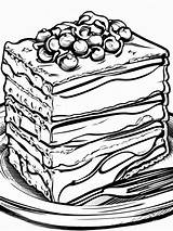 Food Coloring Pages  Slice Of Lasagna With Melted Cheese sketch template