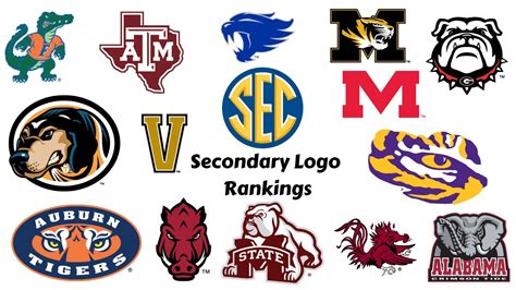 Sec College Team Logos