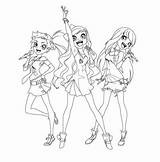 Lolirock Coloring Pages sketch template