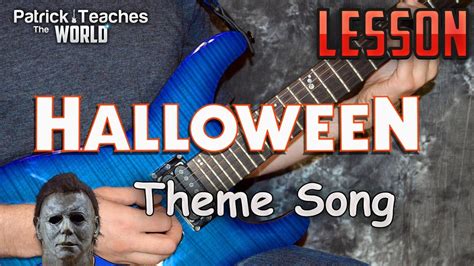 Halloween Theme Song-Guitar Lesson-Tutorial-How to Play-Tabs - YouTube