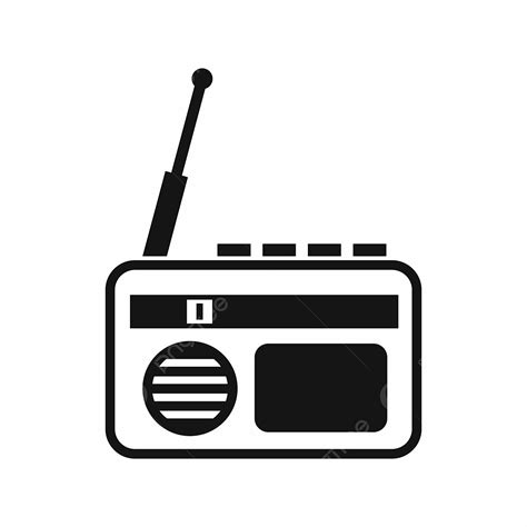 Radio Clipart Hd PNG, Radio Icon Simple Style, Style Icons, Radio Icons, Simple Icons PNG Image ...