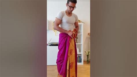 How to wear a Bengali style dhuti with a saree | Style, How to wear, Saree