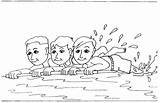 The Top Swimming Coloring Pages  sketch template