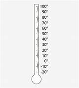 Printable Classroom Thermometer sketch template