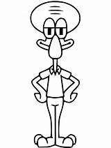 48 Squidward Tentacles Coloring Pages  ColoringPagesOnlycom In 2024 sketch template