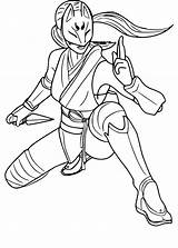 Overwatch Genji Art Coloring Page Pages sketch template