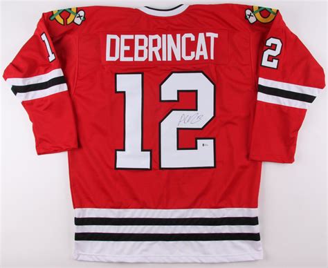 Alex DeBrincat Signed Blackhawks Jersey (Beckett COA) | Pristine Auction