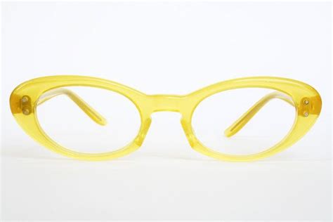 Yellow Vintage Cat Eye Glasses or Sunglasses Frames | Etsy | Vintage ...