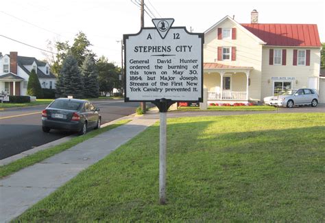 Stephens City Virginia historical marker