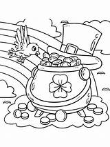 Pot Of Gold coloring page  Free Printable sketch template