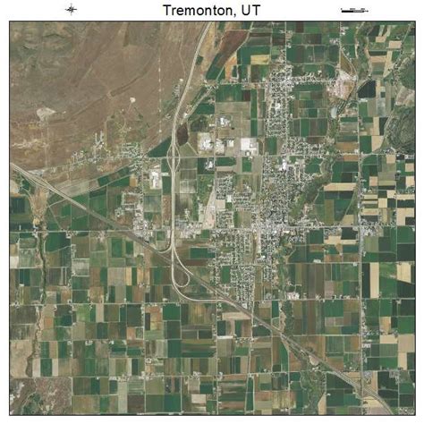 Aerial Photography Map of Tremonton, UT Utah