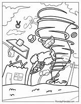 20 Tornado Coloring Pages Free PDF Printables sketch template