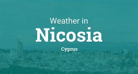 Weather for Nicosia, Cyprus