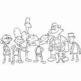 Hey Arnold Coloring Pages  Free Printable sketch template
