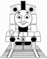 Thomas The Train Coloring Pictures sketch template
