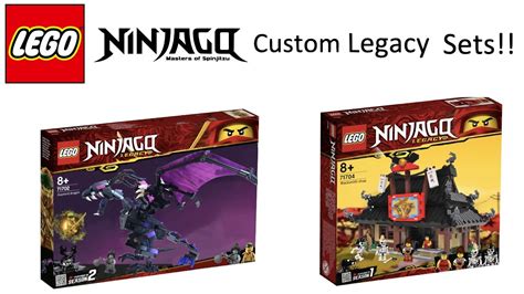 Lego Ninjago Custom Legacy sets 2 - YouTube