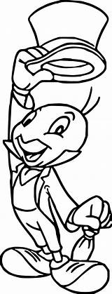 Pinocchio Jiminy Cricket 4 Coloring Page  Wecoloringpagecom sketch template