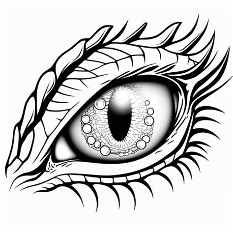 dragon eye drawing - Print now for free | Drawing Ideas Easy