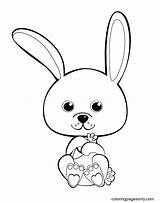 Cute Baby Bunnies Coloring Page  Free Printable Coloring Pages sketch template