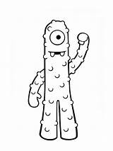 Yo Gabba Foofa Coloring Page Coloring Pages sketch template