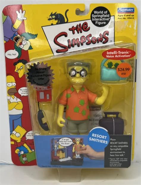 THE SIMPSONS WORLD of Springfield Interactive Figure Resort Smithers New MOC $13.99 - PicClick