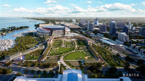 First look: Renderings of the Chicago Bears' proposed lakefront stadium ...