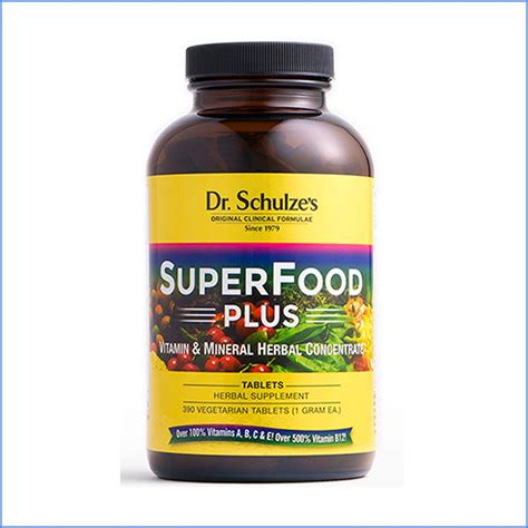 Dr Schulzes SuperFood Plus 390 Tablets - Healthy Habits