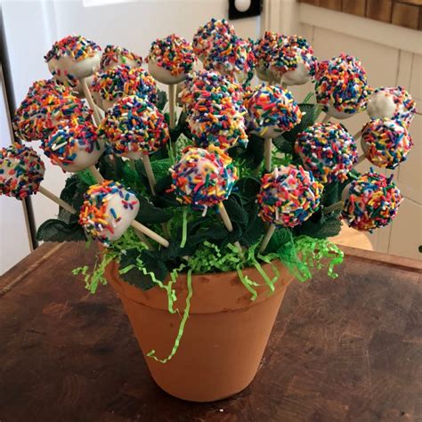 Birthday Cake Pops Bouquet | Two Chums