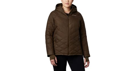 Columbia Women's Heavenly Hooded Jacket Plus - Olive Green • Price