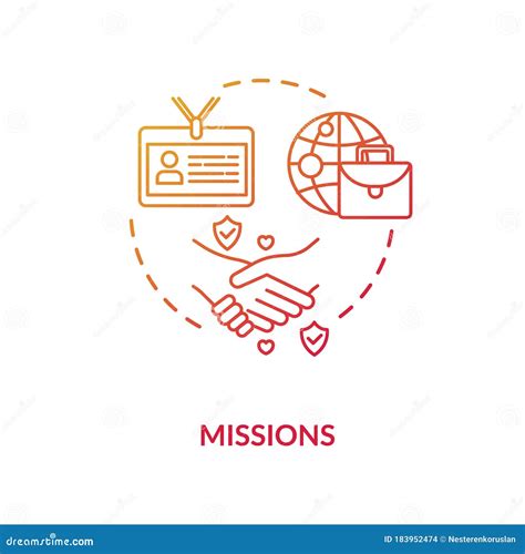 Diplomatic Mission Concept Icon Stock Vector - Illustration of country, linear: 183952474