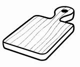 Cutting board coloring Page  Free And Printable sketch template