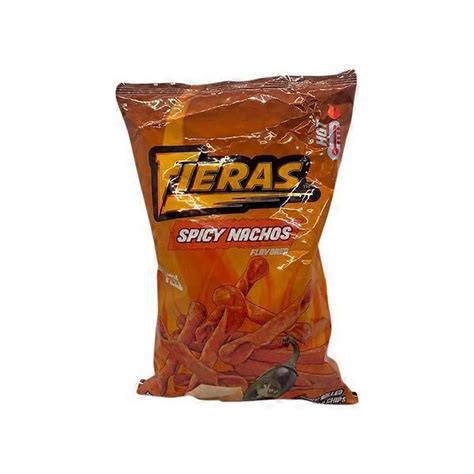 Fieras Hot Spicy Nachos Flavored Spicy Rolled Tortilla Chips (9.9 oz) Delivery or Pickup Near Me ...