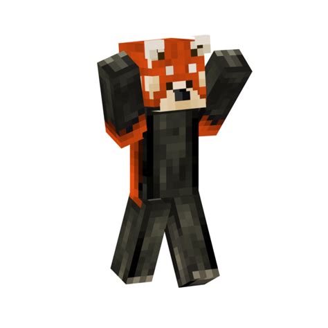 Red Panda! Skin series! Minecraft Skin